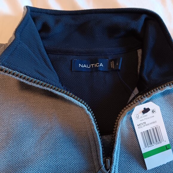 Nautica Mens 1/4 Zip Sweatshirt - Picture 6 of 10